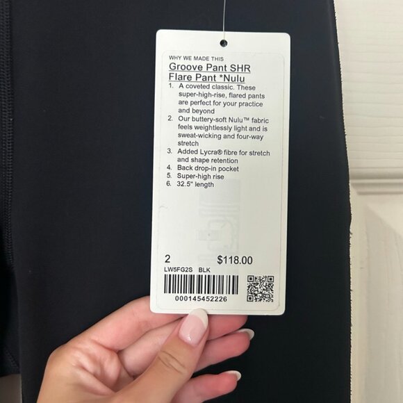 NWT Lululemon Groove Nulu Super-High-Rise Flared Pant Regular - Picture 2 of 4